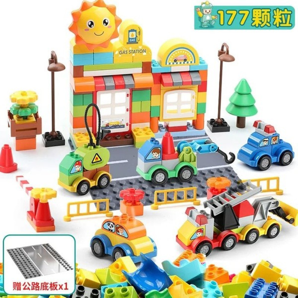 Love Home Büyük Parçacık Uyumlu  Tuğla Montaj Eğitici Oyuncak Çocuklar Bebek Itfaiye Araba Bebek Beyin Erken Eğitim 177PARÇACIKLAR (Yurt Dışından) Legolar ( Yapım Oyuncakları ) Fiyatı