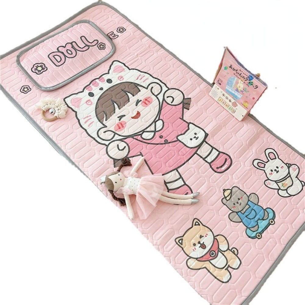 Love Home Çocuk Karikatür Lateks Yastık Üç Parçalı Set Anaokulu Buz Ipek Yastık Bebek Yatak Yastığı (Kapak Mat, Yastık Kılıfı, Karabuğday Yastığı Ç... Bebek Nevresim Takımı Fiyatı