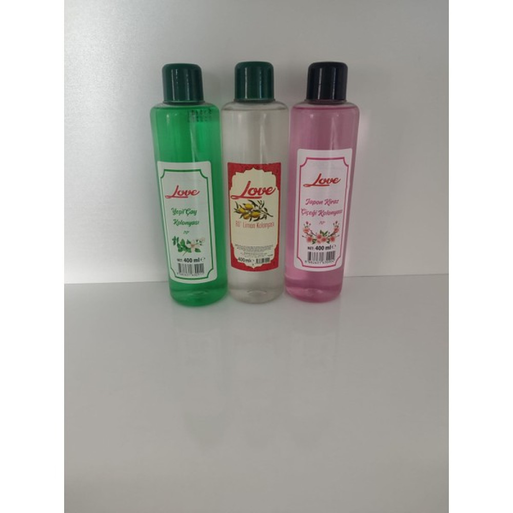 love Kolonya 3 Farklı Çeşit Kolonya & Gülsuyu Fiyatı