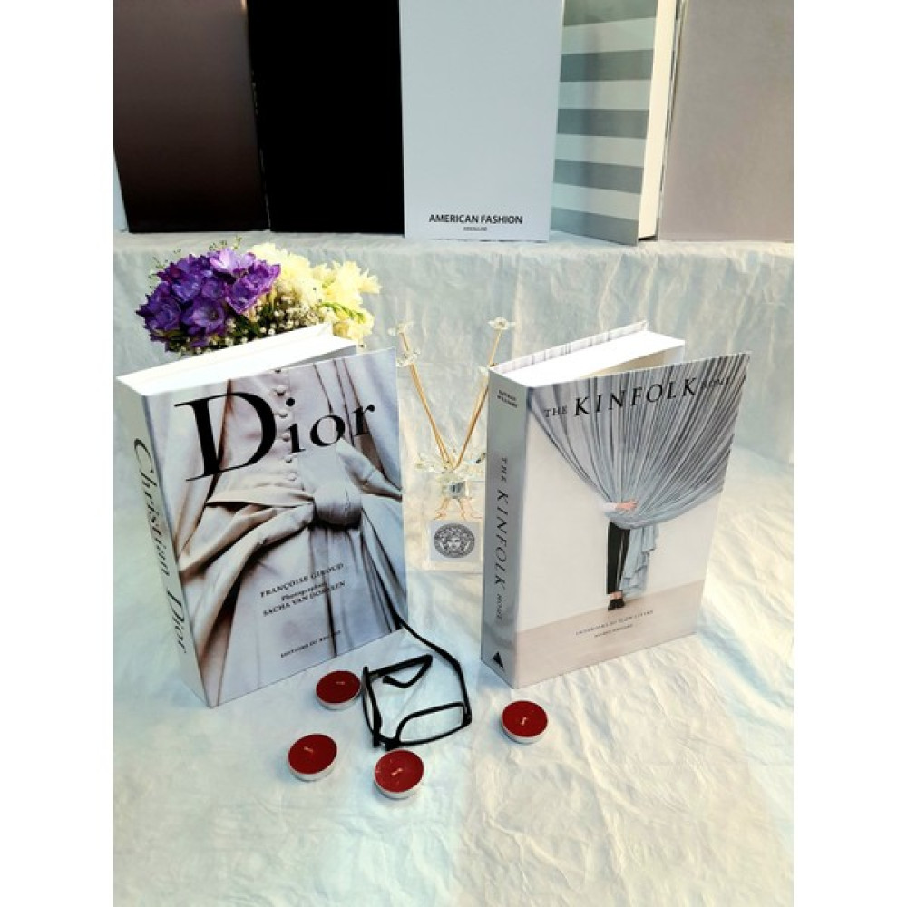 Lovely Book & Book Dekoratif Kitap Kutu Dior&kinfolk 2'li Set Kitap Kutu Set - Mavi Eşya Saklama Kutusu Fiyatı