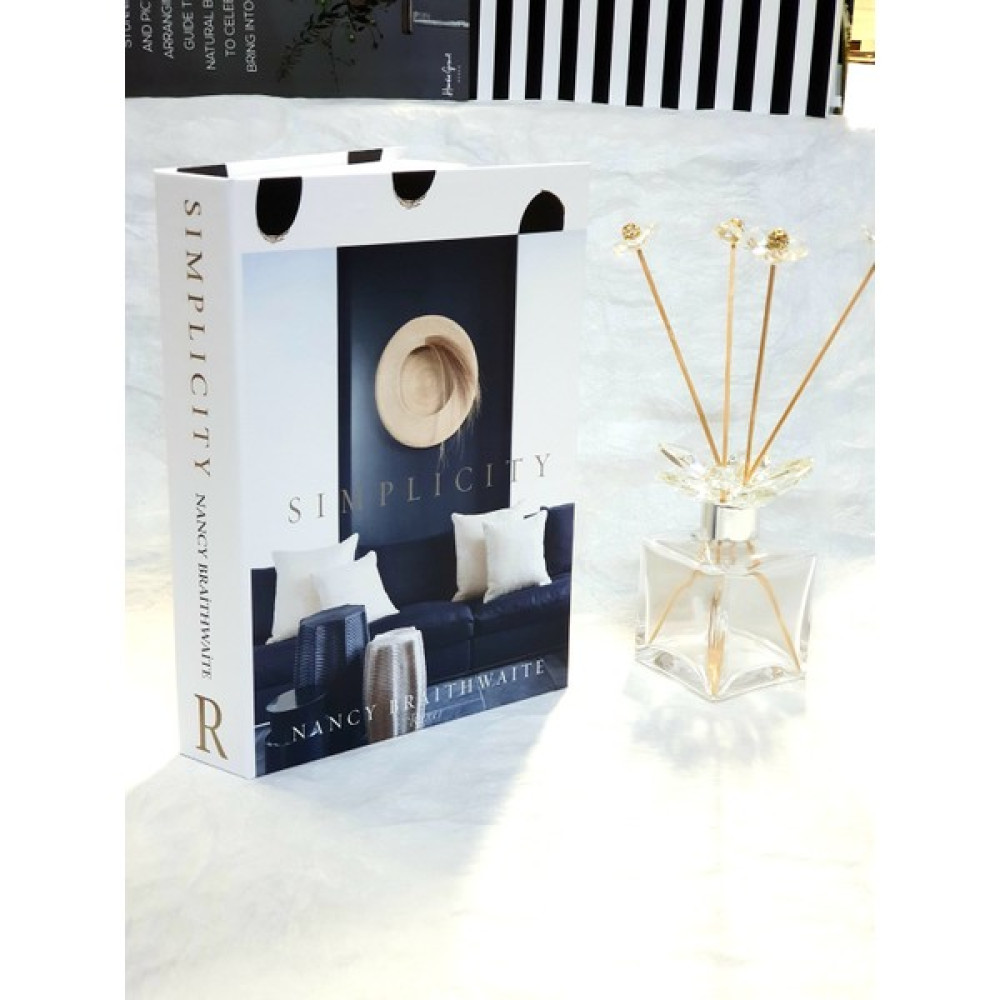 Lovely Book & Book Dekoratif Kitap Kutu Simplicity Nancy Brait Hwaite Kutu - Lacivert Eşya Saklama Kutusu Fiyatı