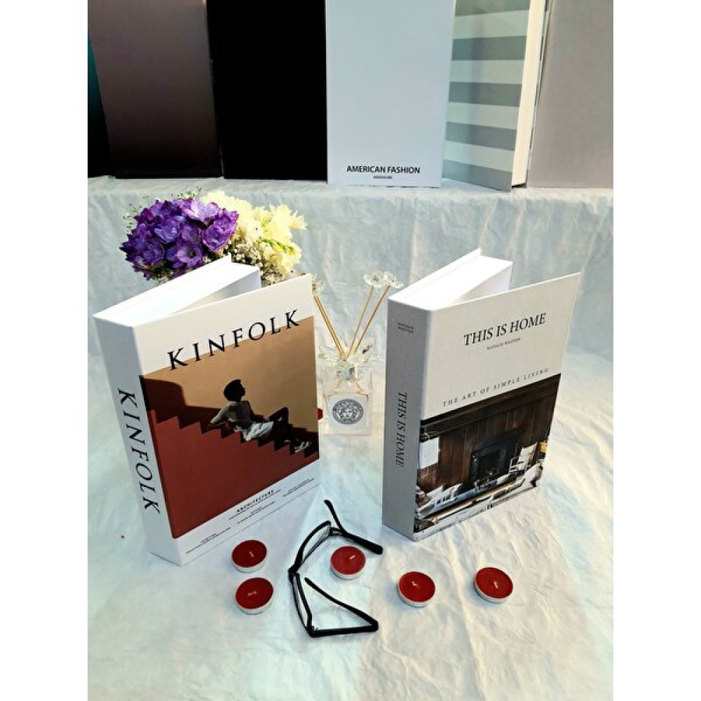Lovely Book & Book Dekoratif Kitap Kutusu 2'li Set Home Serisi Kitap Kutu Set - Kahverengi Eşya Saklama Kutusu Fiyatı