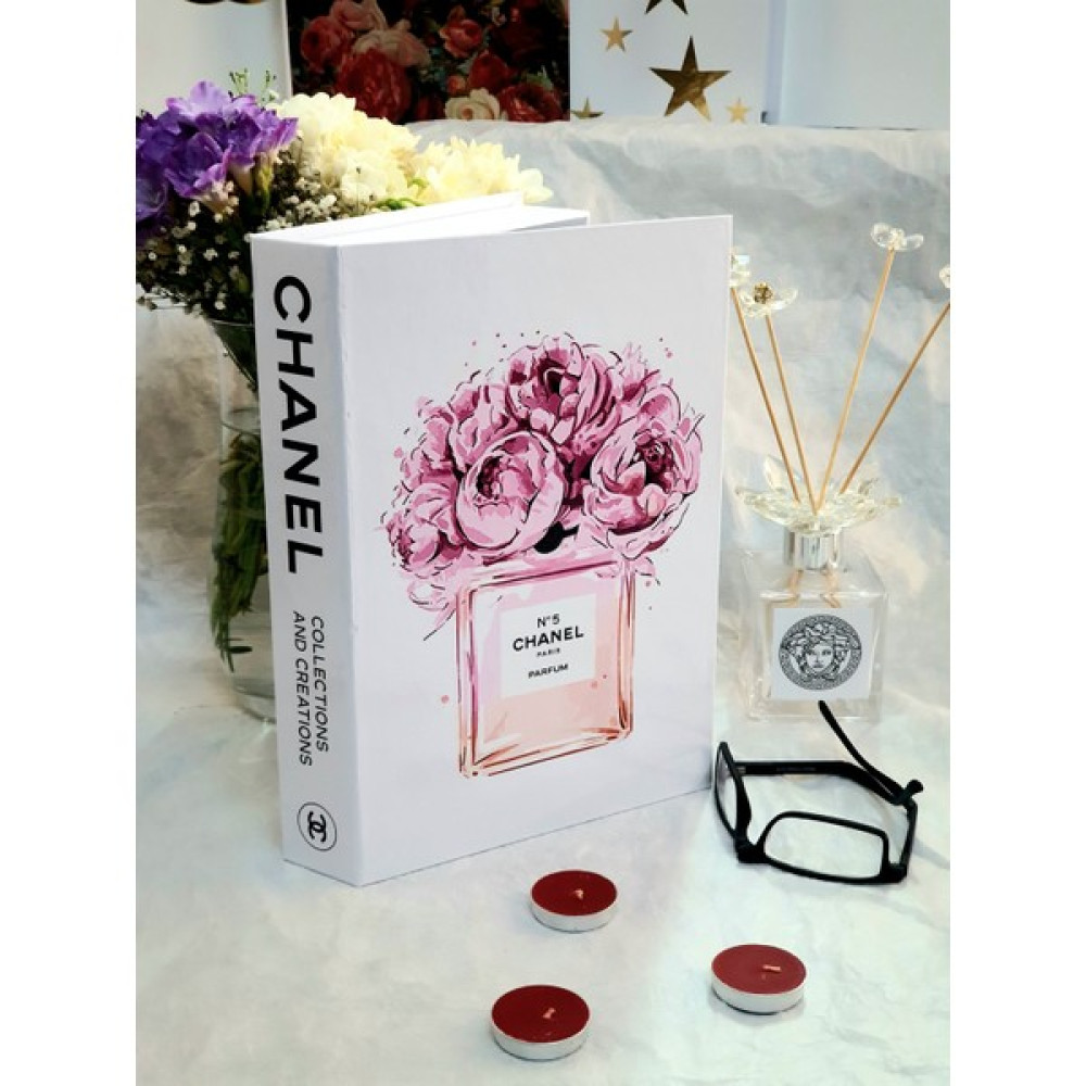 Lovely Book & Book Dekoratif Kutu Pembe Chanel Şişe Kitap Kutusu Eşya Saklama Kutusu Fiyatı