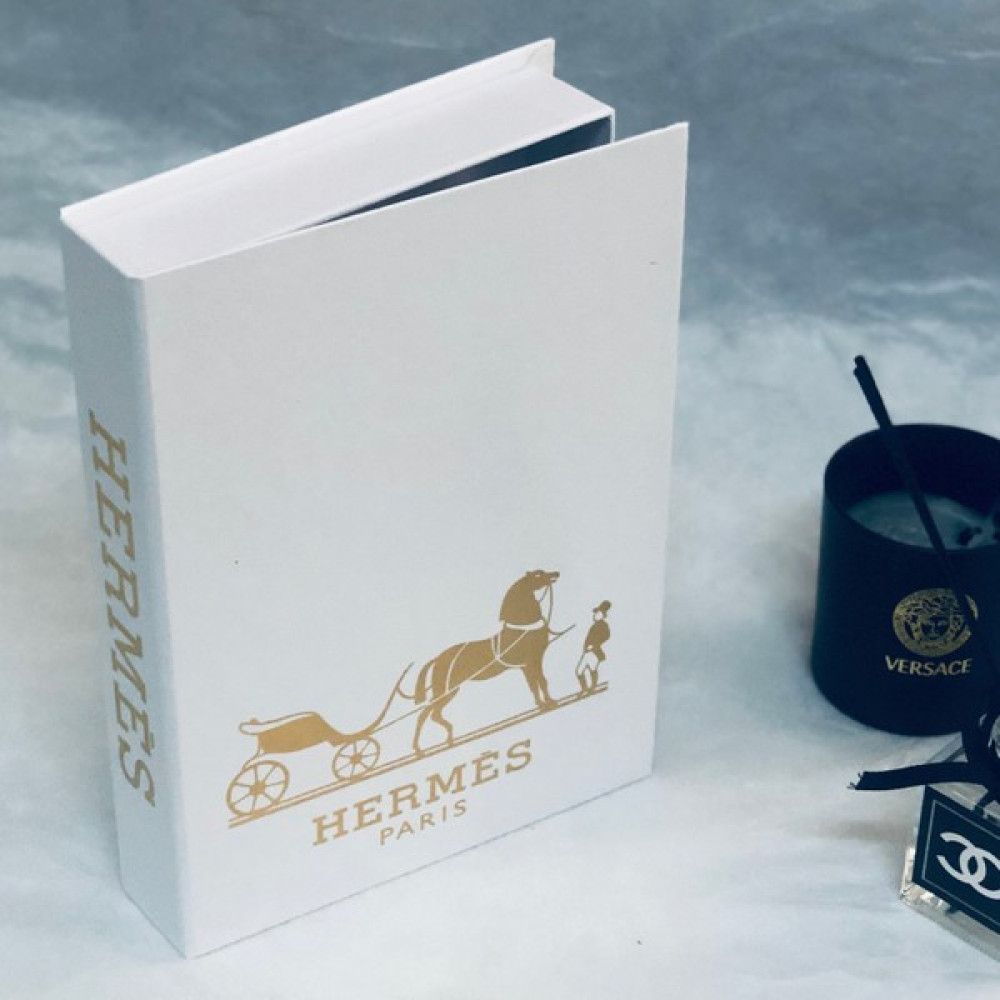 Lovely Book & Book Hermes Klasik Yeni Model 2021 Açılabilir Dekoratif Kitap Kutusu 27 x 19 x 4 cm Eşya Saklama Kutusu Fiyatı