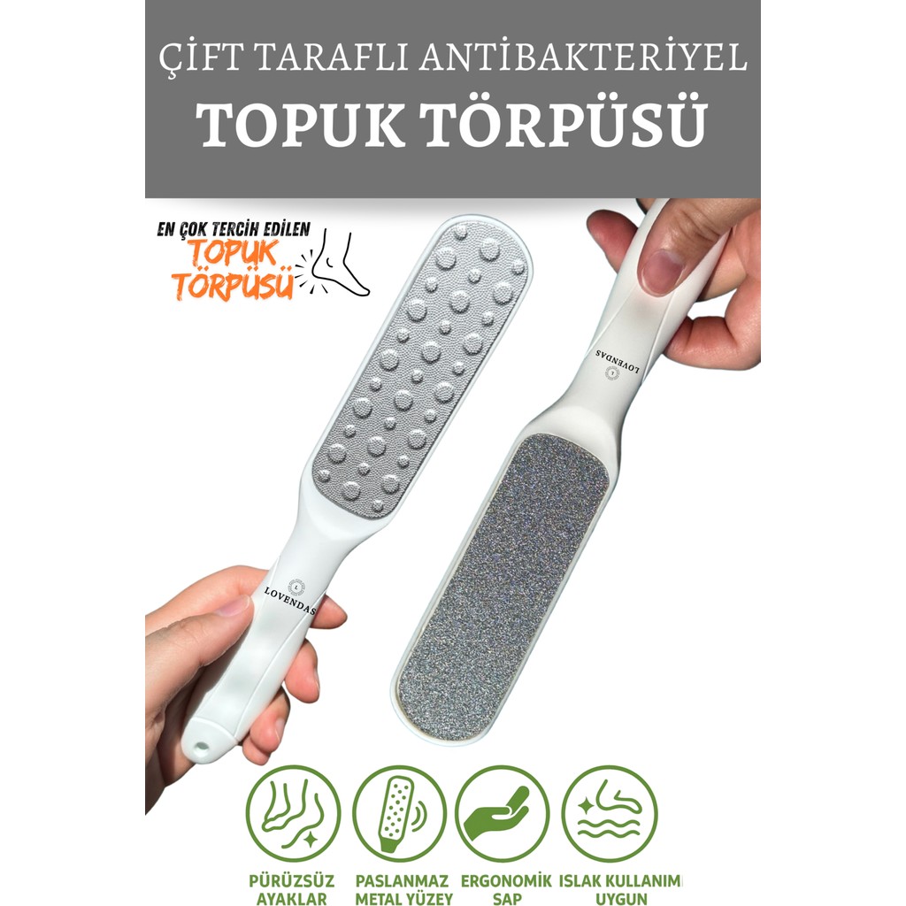 Lovendas Çift Taraflı Antibakteriyel Topuk Törpüsü Diğer Fiyatı