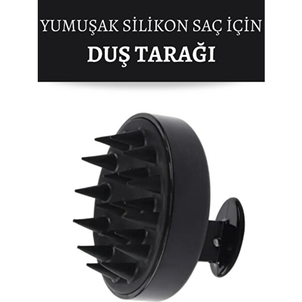 Lovendas Duş Saç Bakım Tarağı Yumuşak Silikonlu - Saç Duş Tarağı - Saç Derisi Masaj Fırçası - Siyah Saç Fırçası ve Tarağı Fiyatı