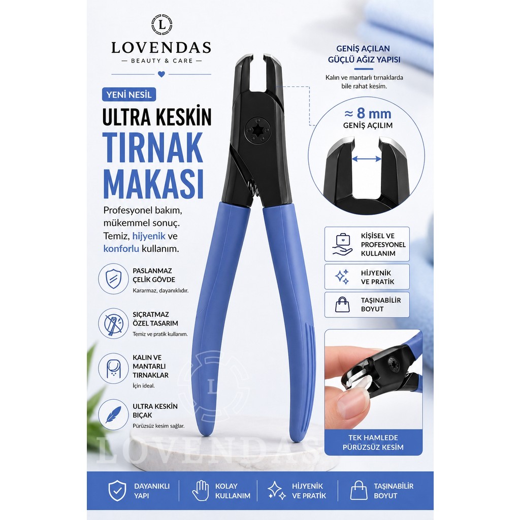 Lovendas Ultra Keskin Yeni Nesil Tırnak Makası Sıçratmayan Özel Tasarım SSD / Solid State Drive Fiyatı