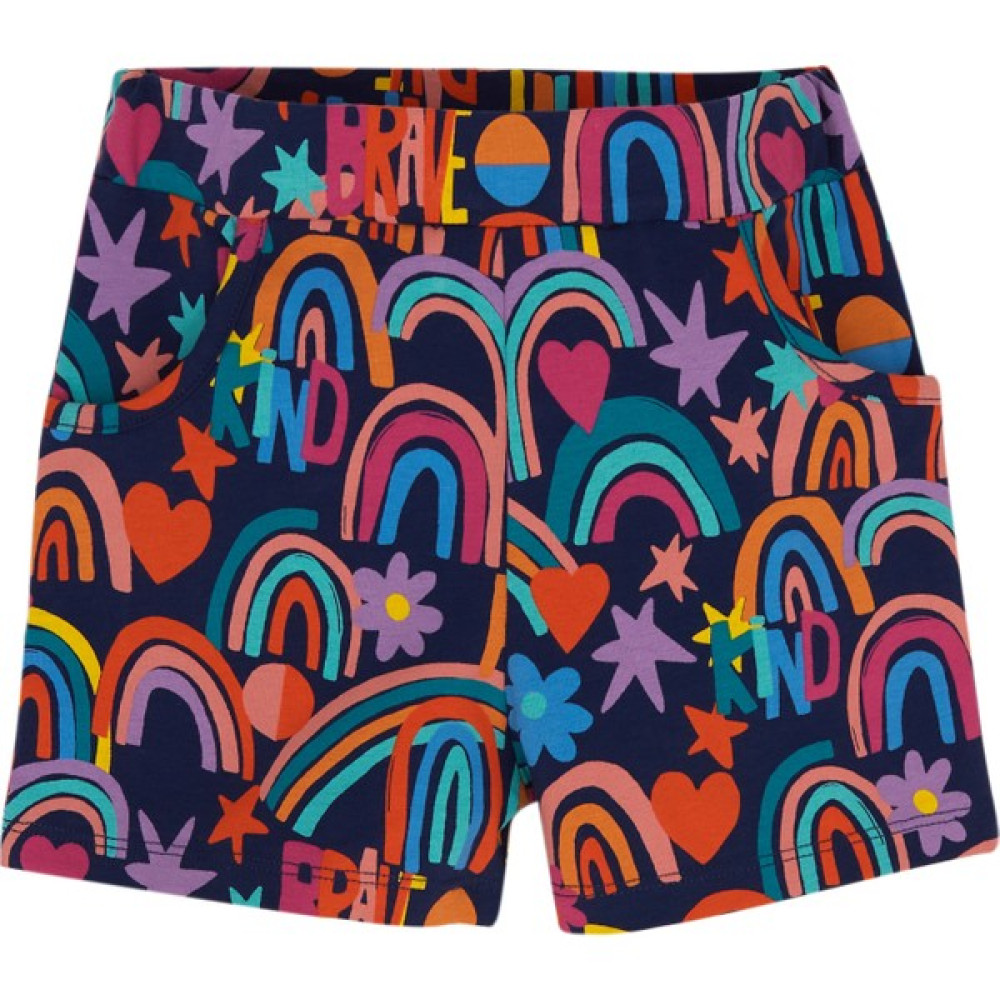 Lovetti Kız Çocuk Brave & Happy Desen Cepli Şort Kız Çocuk Capri / Kapri Fiyatı