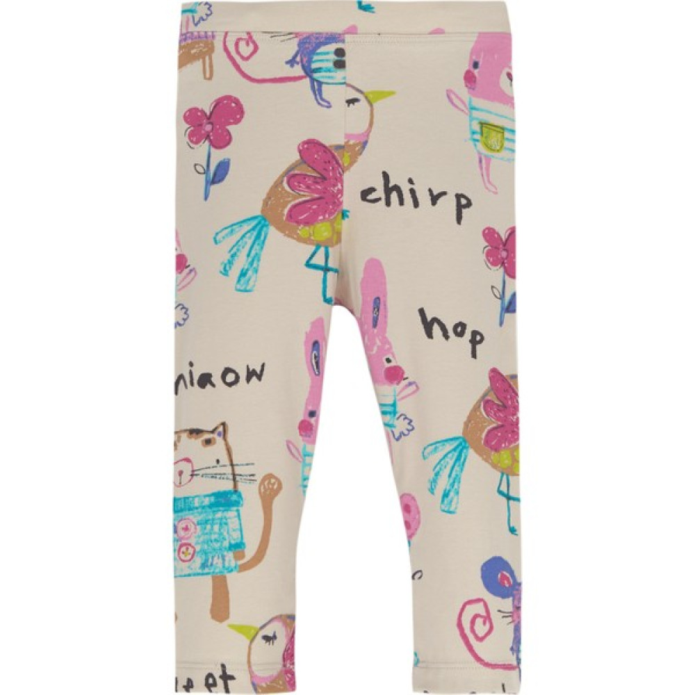 Lovetti Kız Çocuk Chirping Animals Desen Kapri Kız Çocuk Capri / Kapri Fiyatı