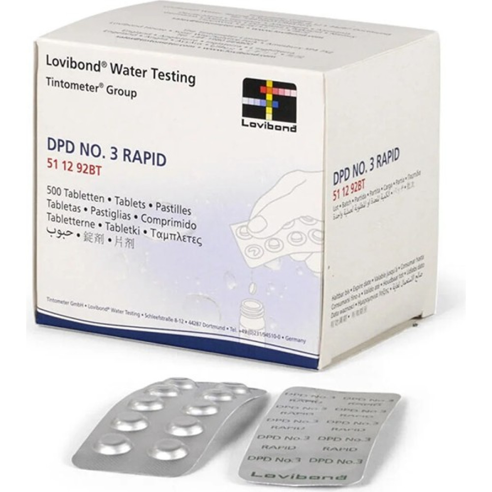 Lovibond Dpd No:3 Rapid (250TABLET) - Beyaz Diğer Test ve Ölçüm Cihazları Fiyatı