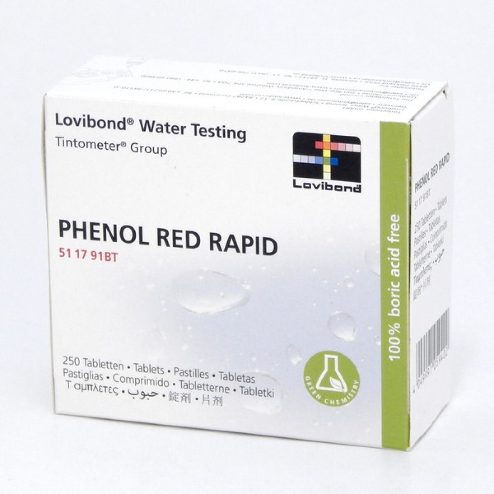 Lovibond Phenol Red Rapid (250 Tablet) Diğer Test ve Ölçüm Cihazları Fiyatı