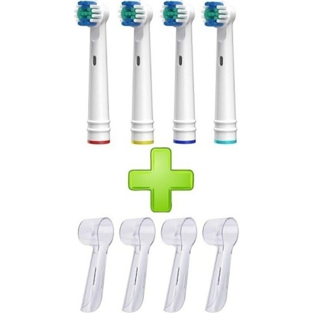 Lovyco Oral B Diş Fırçasına Uyumlu 4lu Yedek Başlık ve 4 Adet Koruyucu Başlık Fırça ve 4 Kapak Şarjlı Diş Fırçası ve Aksesuarları Fiyatı