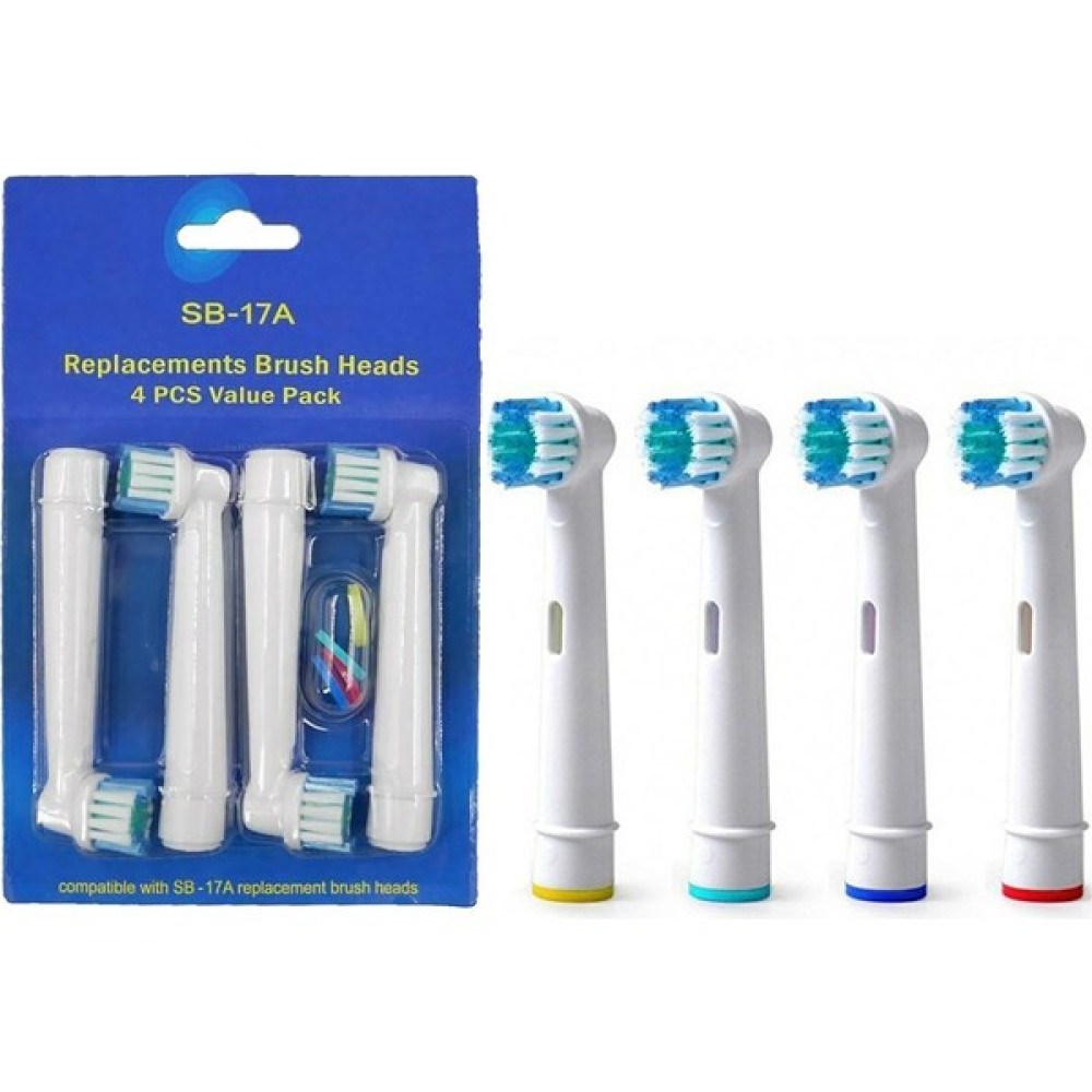 Lovyco Oral - B Şarjlı Ve Pilli Diş Fırçaları İle Uyumlu 4 Adet Yedek Başlık - Eb 18a Eb 18a Şarjlı Diş Fırçası ve Aksesuarları Fiyatı