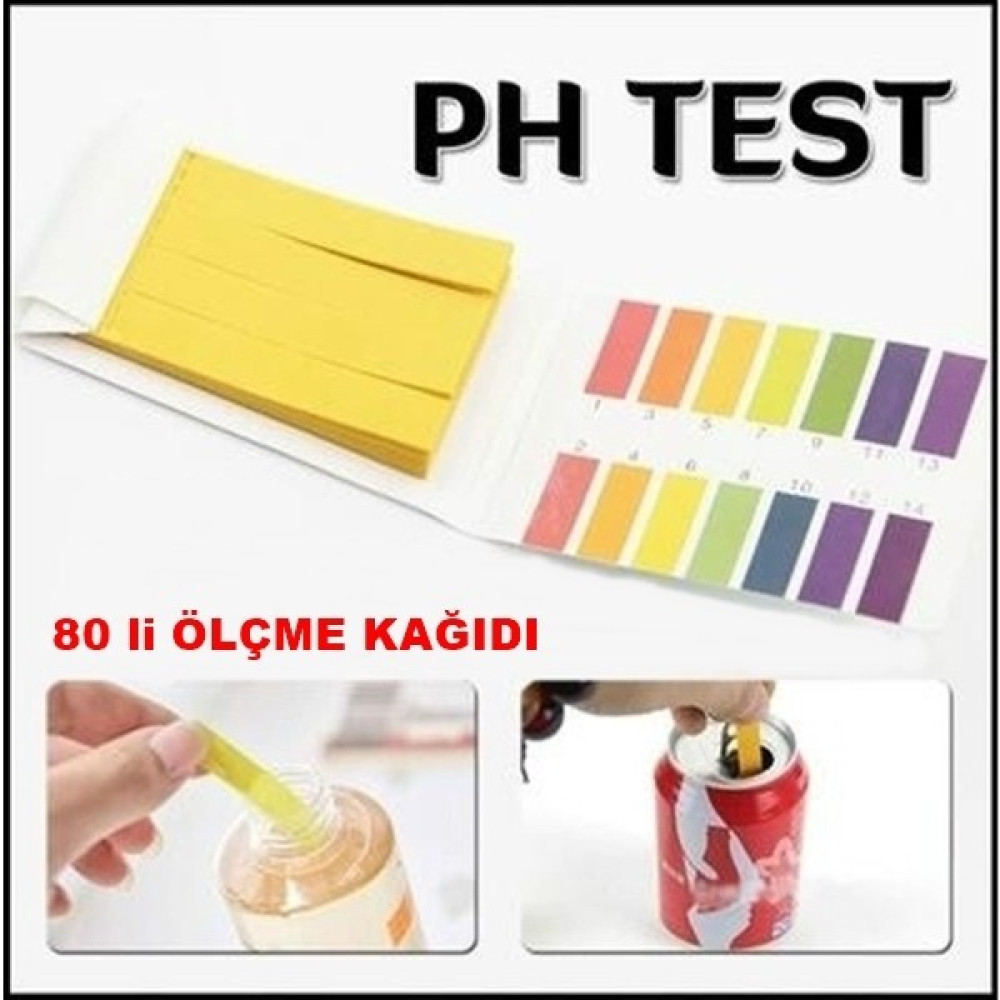 Lovyco Ph Metre Test Ölçme Turnusol Kağıdı 80 Li Diğer Test ve Ölçüm Cihazları Fiyatı