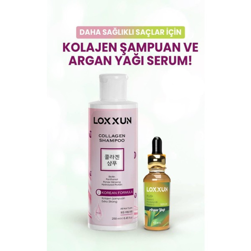 Loxxun Kolajen Şampuan Ve Argan Yağı Serum Seti Oto Boyaları Fiyatı