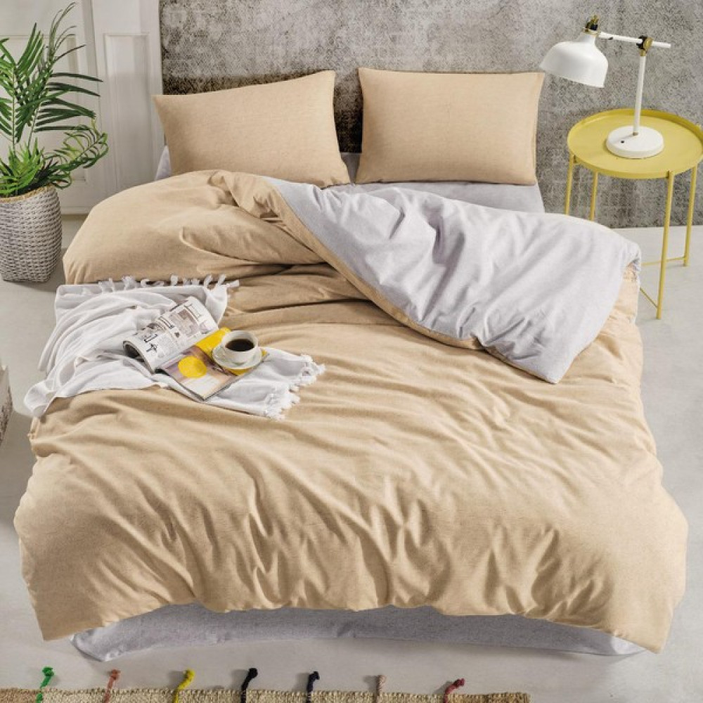 Loyal Home Çift Kişilik Nevresim Takımı Kahve Gri - Renkli - 200 x 220 cm Nevresim Takımı Fiyatı