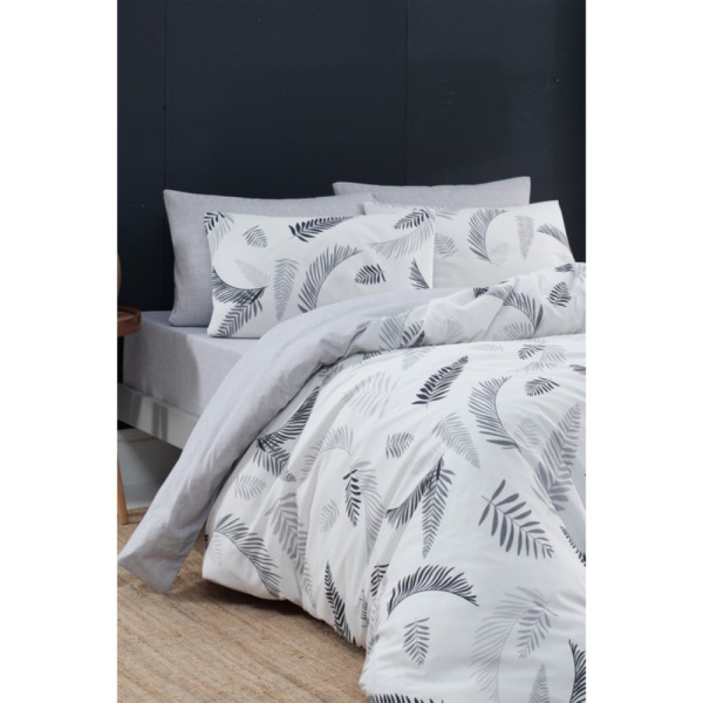 Loyal Home Çift Kişilik Nevresim Takımı-Tüy Gri - Renkli - 200 x 220 cm Nevresim Takımı Fiyatı