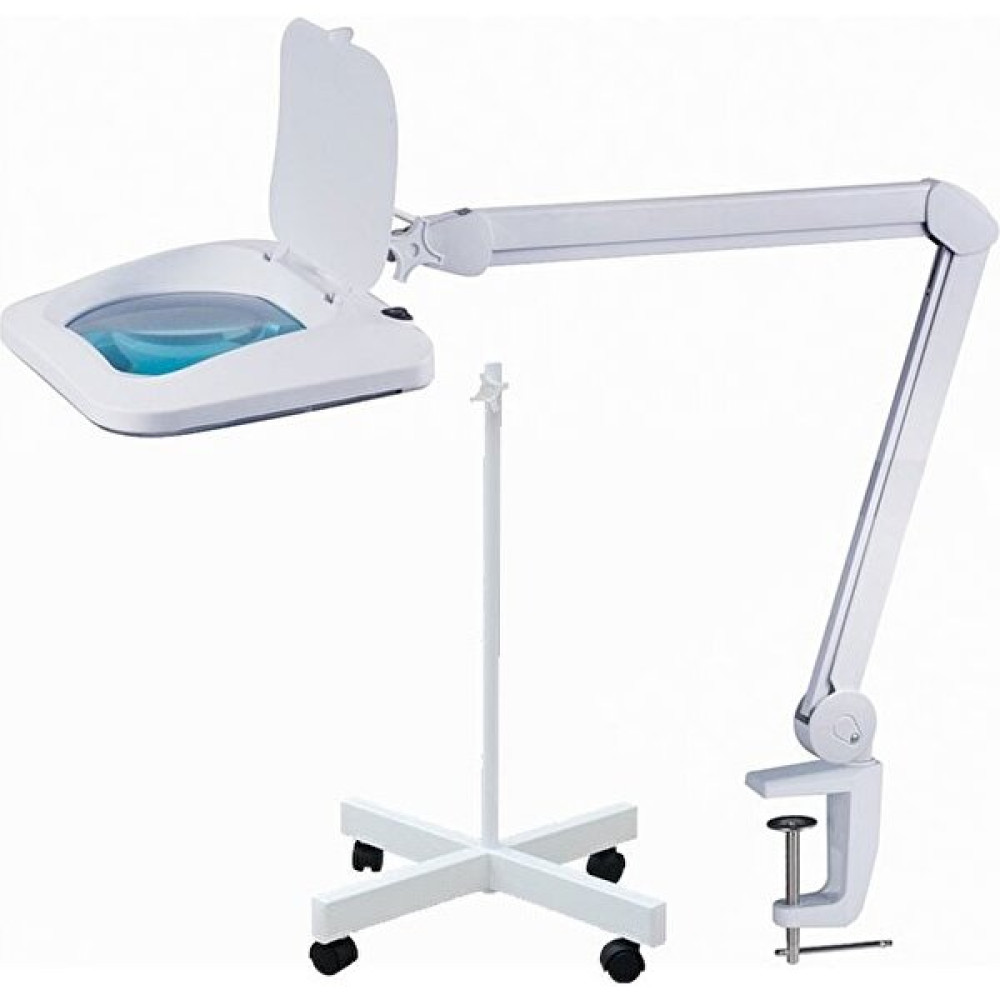 Loyka 6020 Ayaklı ve Masaüstü Ledli ´köşeli Lensli´ Büyüteç - Beyaz Büyüteç Fiyatı