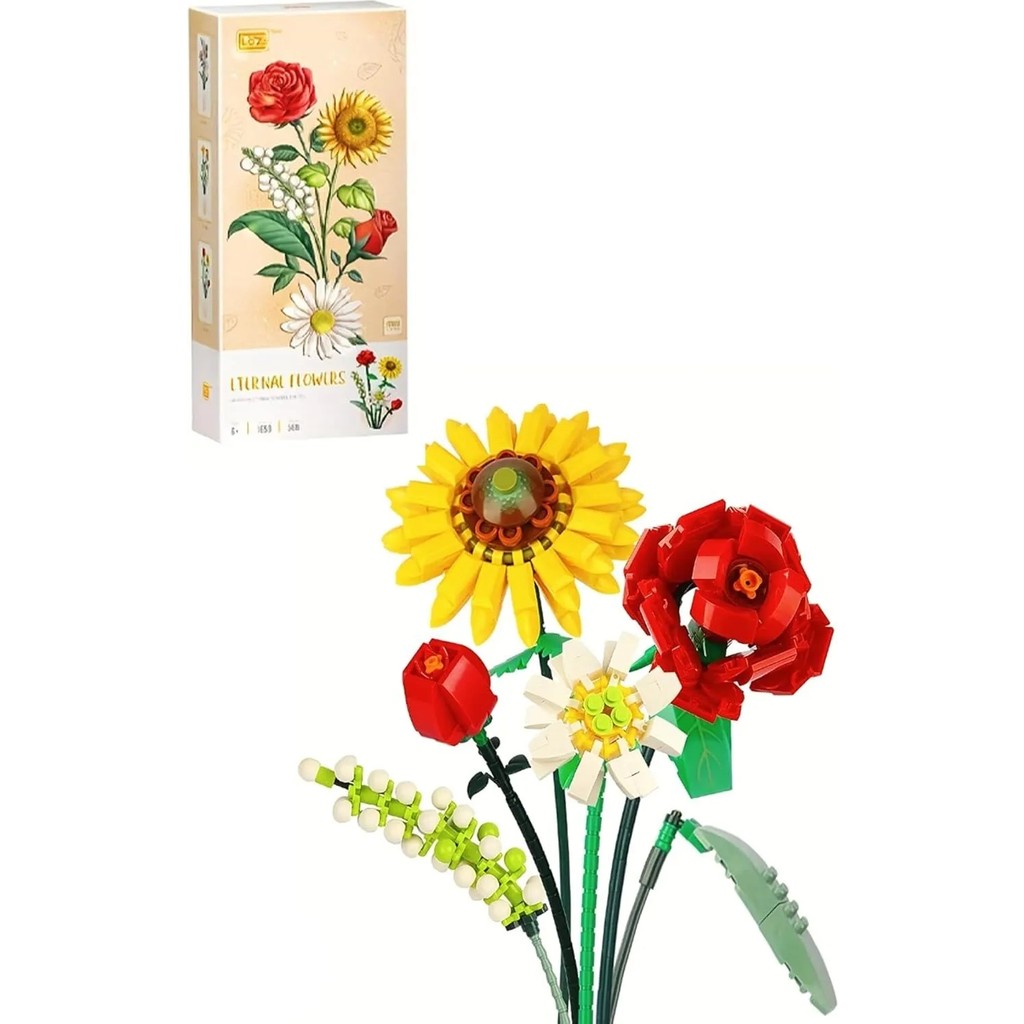 LOZ Eternal Flowers Serisi - ''Her Zaman Güneşe Doğru'' 568 Parça Yapım Seti LZ1659 Diğer Fiyatı