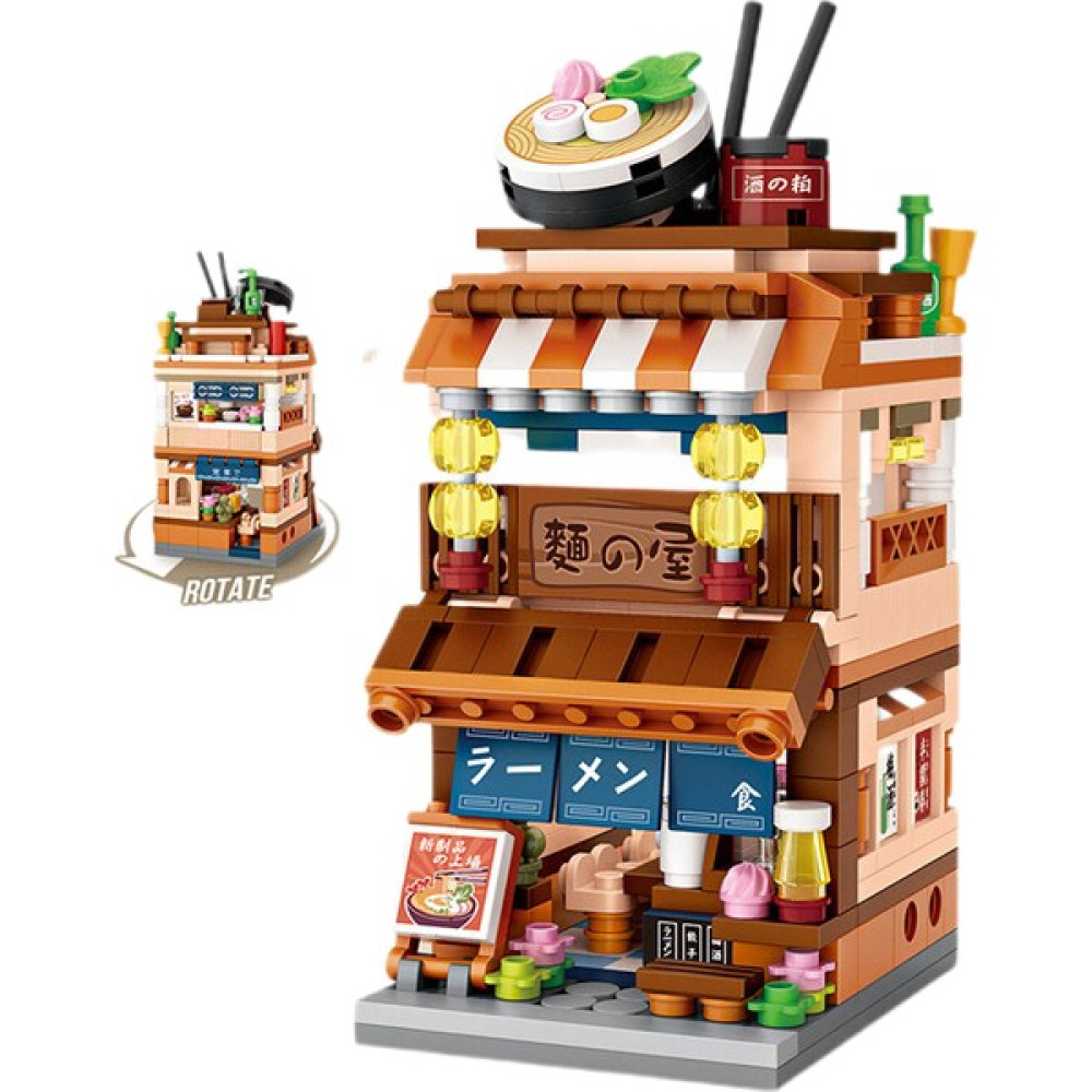 Loz Japon Tarzı Sokak Görünümü Ramen Ev Modeli Yapı Taşları (Yurt Dışından) Legolar ( Yapım Oyuncakları ) Fiyatı