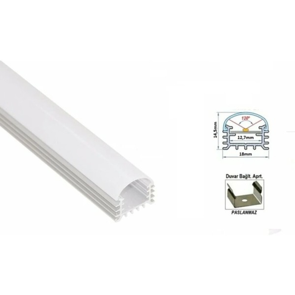 LP-005 Lineer Led Bar Boş Kasa 100cm Armatür Fiyatı