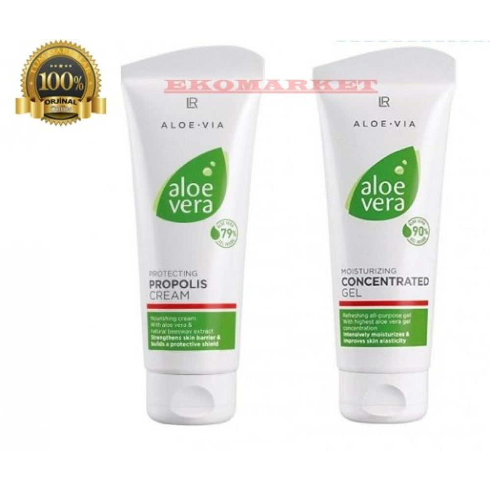 Lr Aloe Vera Propolis Krem + Lr Aloe Vera Konsantre Gel-Yeni Vücut Losyonu ve Nemlendiricileri Fiyatı