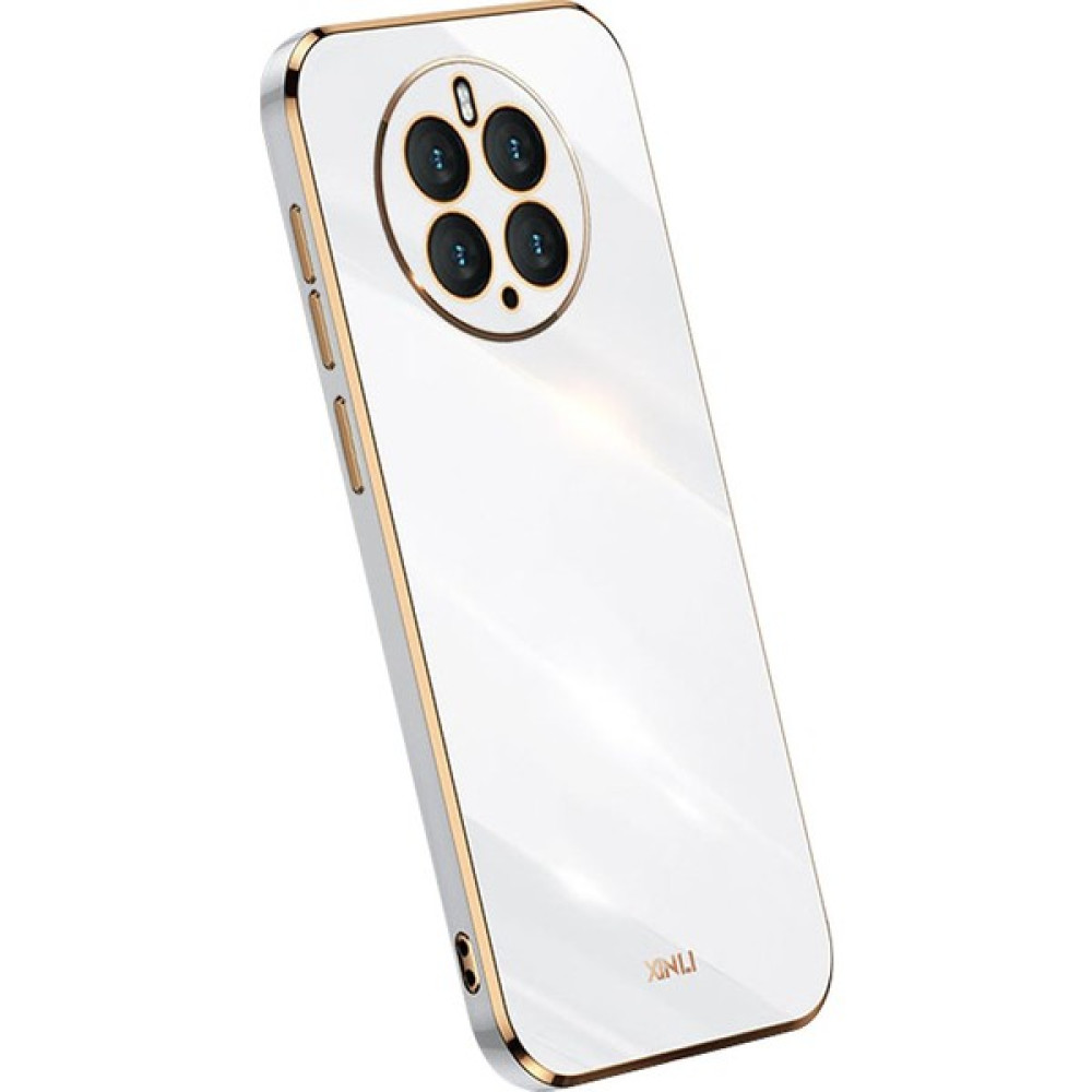 Lr Joyful Huawei Mate 50 Pro 4g Için Xinli Scratch'a Telefon Kılıfı, Elektraplatma Tpu The Tubu Tup Kamera Lens Koruma Kılıf (Yurt Dışından) - Beyaz Cep Telefonu Kılıfı Fiyatı