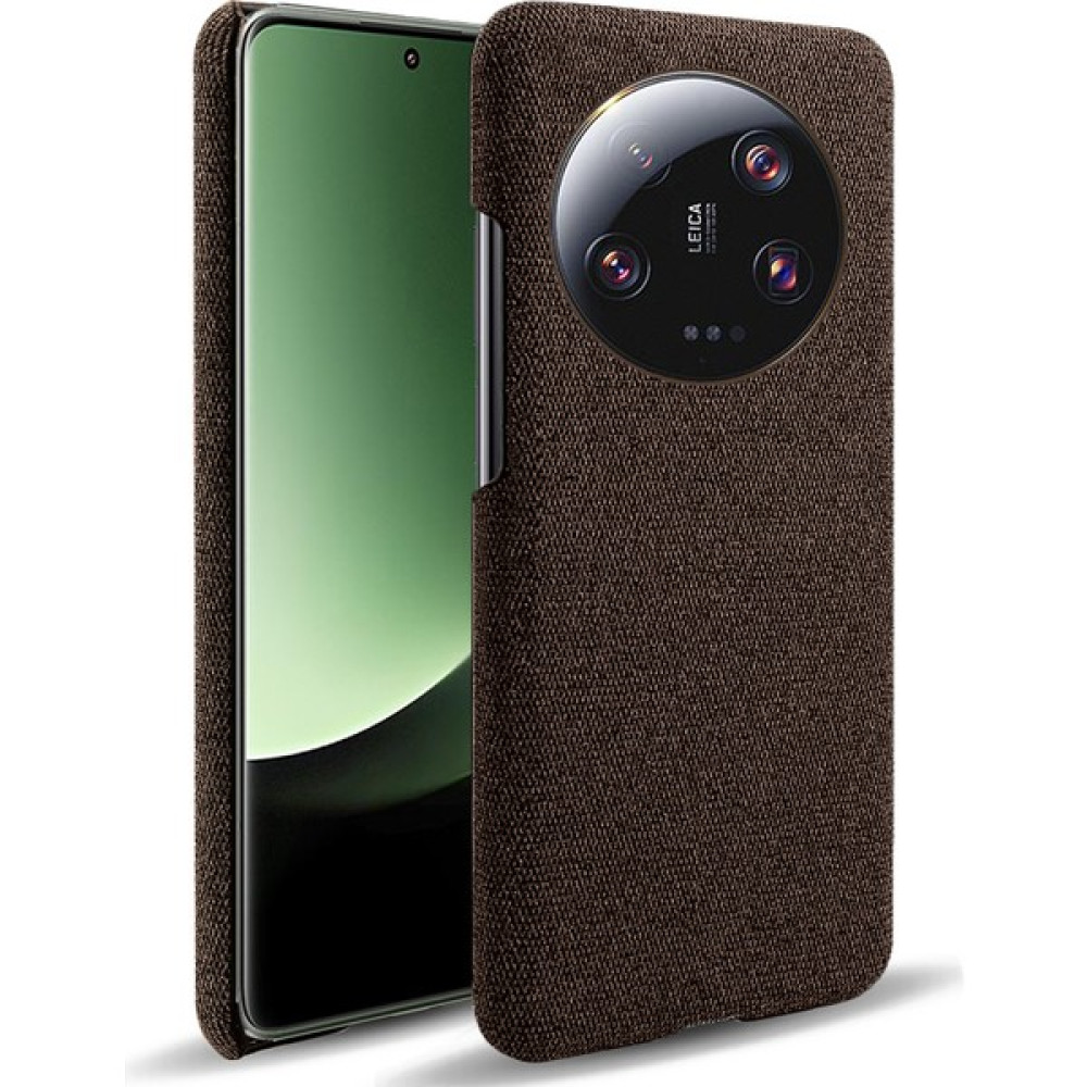 Lr Joyful Xiaomi 13 Ultra, Kumaş+Sert Pc Koruyucu Telefon Kapağı Çizgiye Karşı Cep Telefonu Kılıfı (Yurt Dışından) - Kahverengi Cep Telefonu Kılıfı Fiyatı