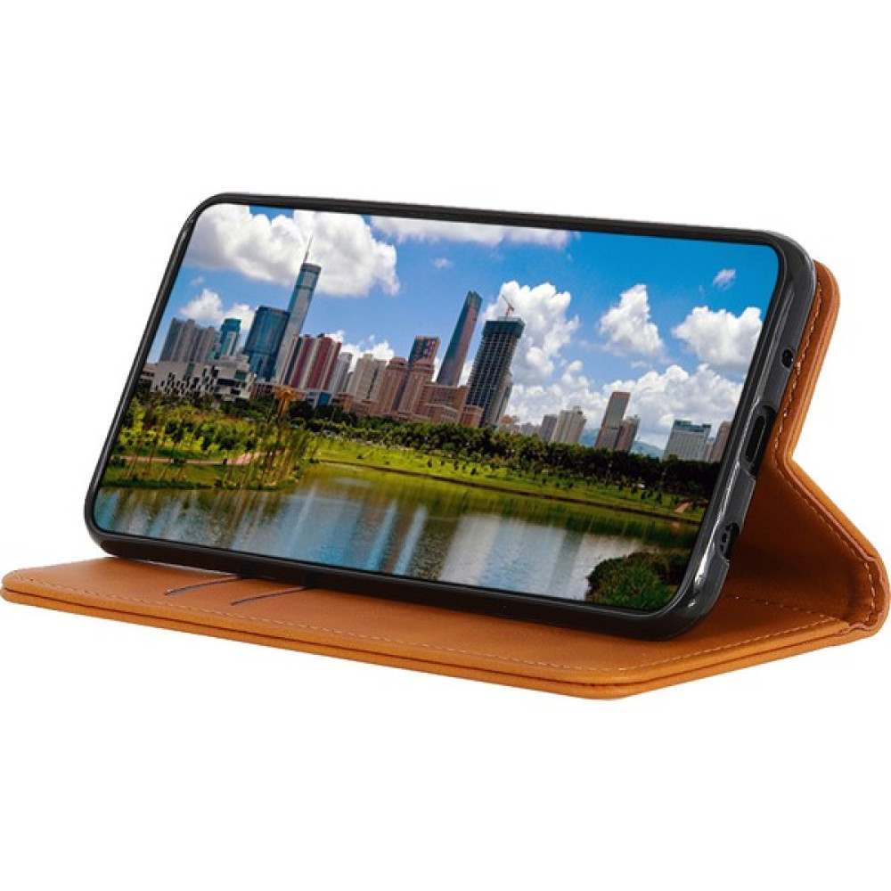 LR Joyful Xiaomi Redmi Note 13 Pro+ Cep Telefon Kılıfları Bölünmüş Deri Cüzdan Kapağı (Yurt Dışından) - Kahverengi Cep Telefonu Kılıfı Fiyatı