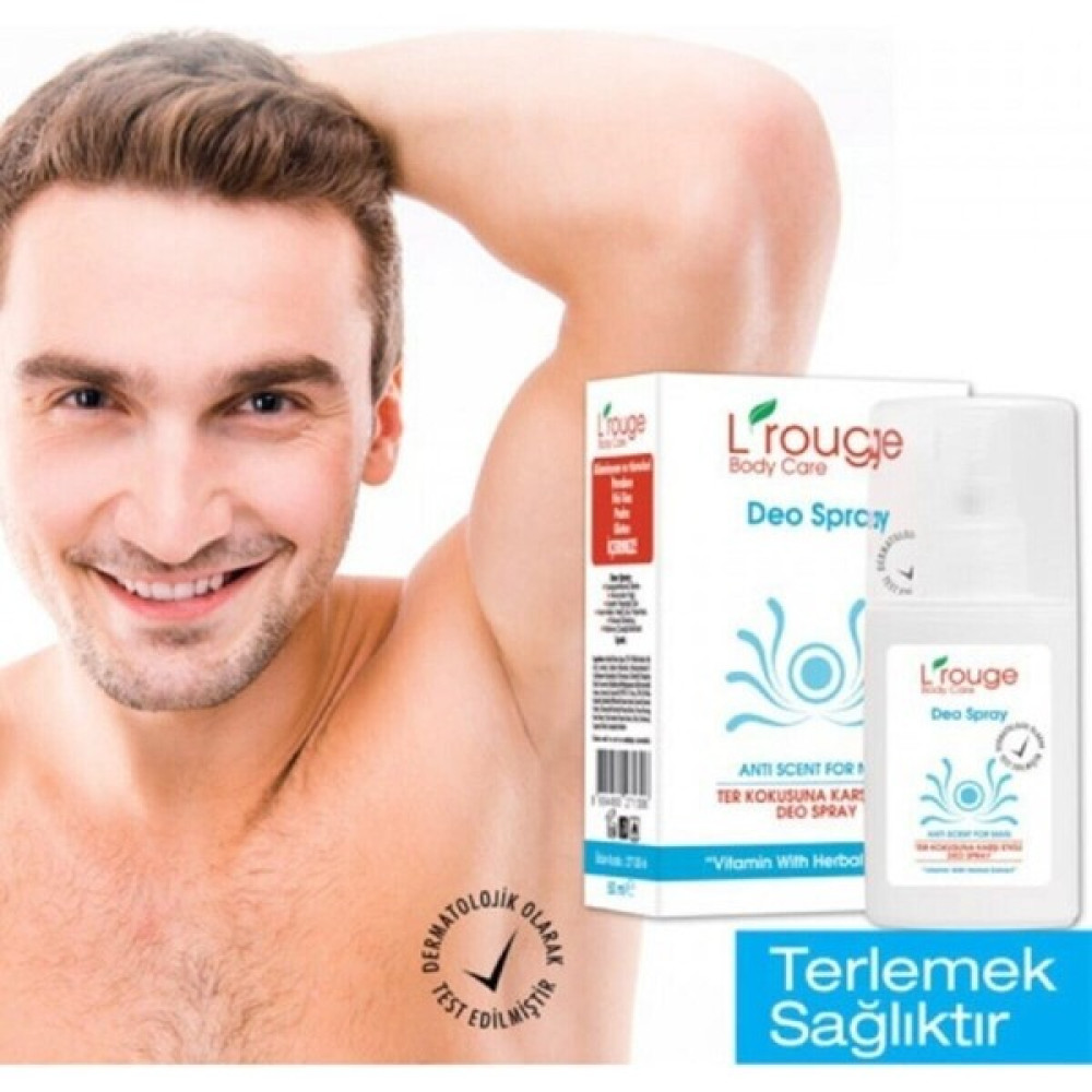 L'rouge Deo Spray / Man - 50 ml - Deodorantlar Fiyatı