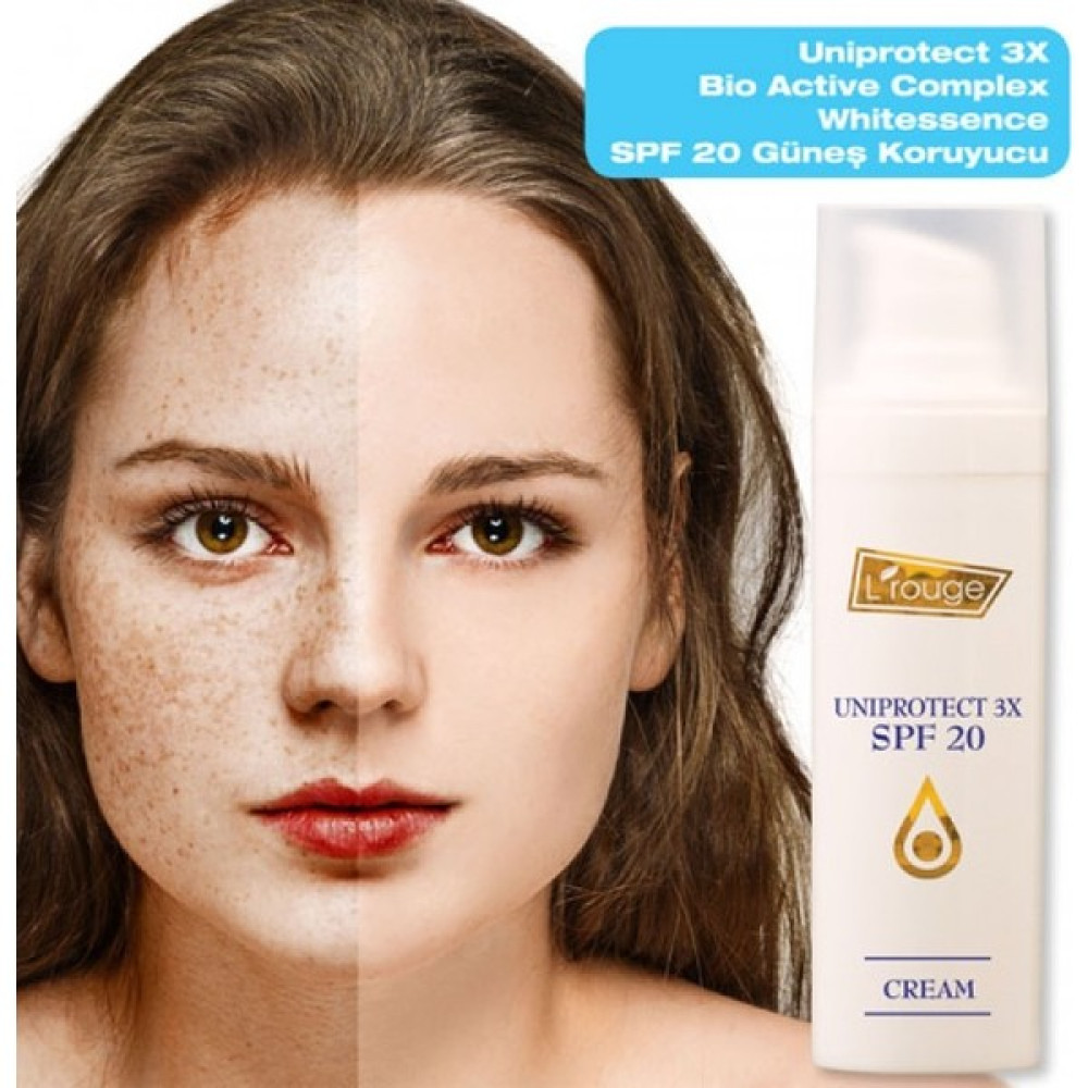 L'rouge Uniprotect 3x Cream Spf 20 / Antipigmentasyon Krem Kahverengi Lekelere Karşı Etkili Gündüz Bakım Kremi Oto Boyaları Fiyatı