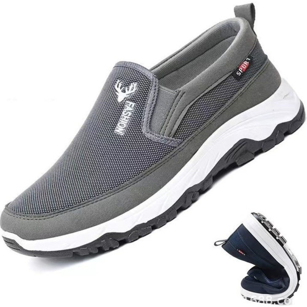 LRsmile Ilkbahar ve Sonbahar Tek Ayakkabı Kaymaz Aşınmaya Dayanıklı Slip-On Baba Ayakkabıları Yumuşak Tabanlı Kanvas Ayakkabılar (Yurt Dışından) Erkek Günlük Ayakkabıları Fiyatı