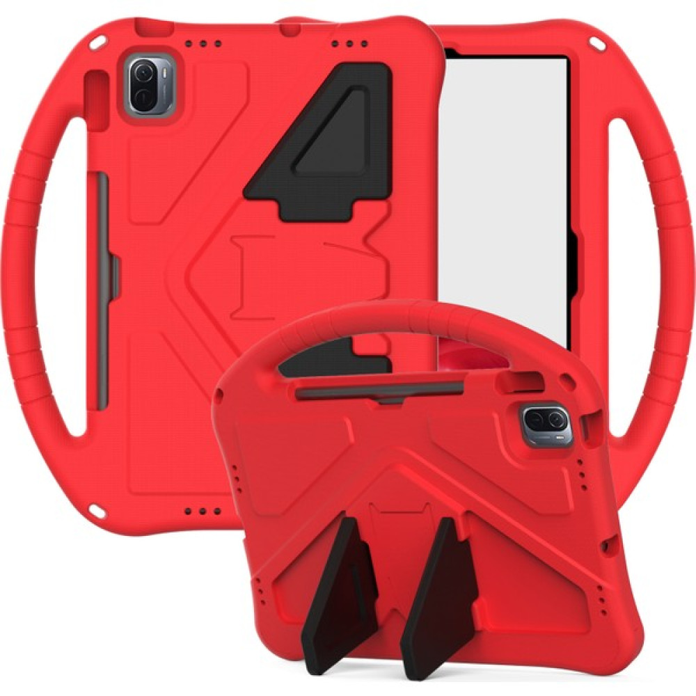 LRtools Hafif Cabrio Kickstand Çocuk Dostu Eva Koruyucu Kapak Xiaomi Pad 5/ Pad 5 Pro - Kırmızı (Yurt Dışından) Tablet Kılıfı Fiyatı