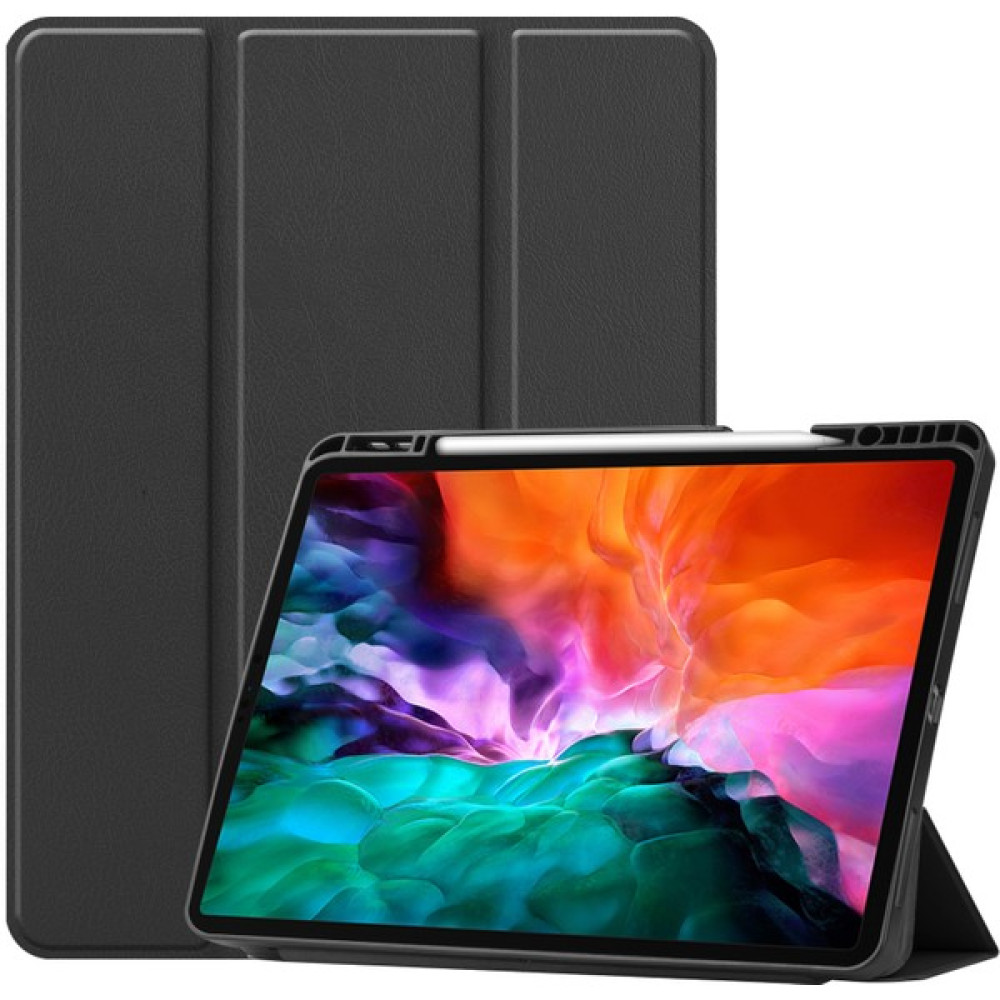 Lrtools Ipad Pro 12.9 Inç Için Deri Kapaklı Kalem Yuvalı Tablet Kılıfı (Yurt Dışından) - Siyah Tablet Kılıfı Fiyatı
