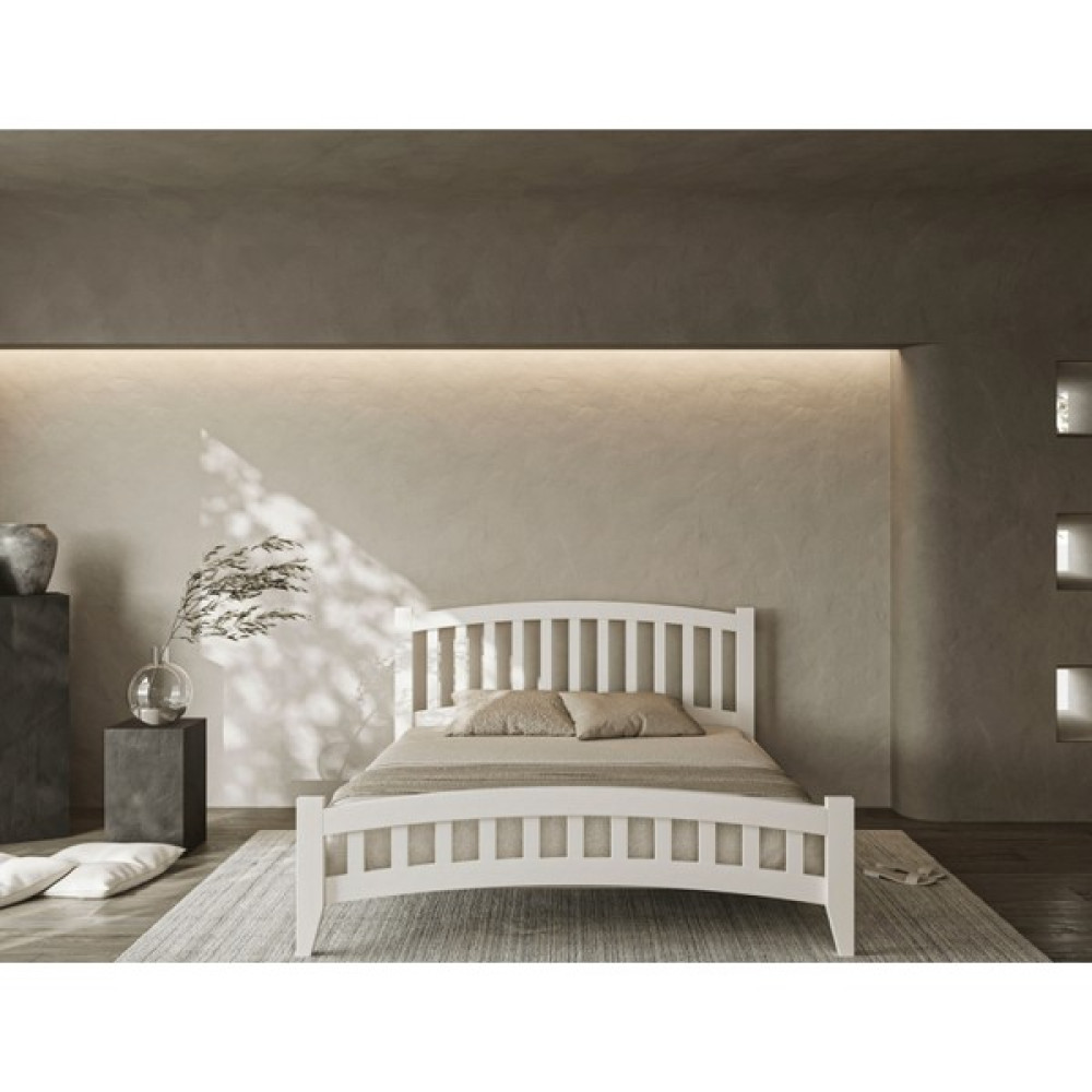 Lrya Modern İnci Beyaz Çift Kişilik Karyola 150X200 - Açık Beyaz Karyola Fiyatı