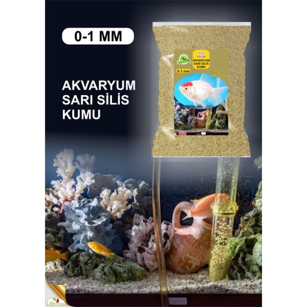 Ls Botanik Silis Akvaryum Kumu 0-1 mm 3,5 Kğ Evcil Hayvan Ürünleri Fiyatı