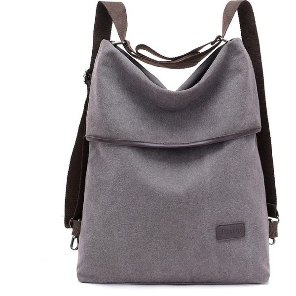 LS Kanvas Hangbag Omuz Çantası Bayan Bayanlar, Vintage Sırt Çantası Tote Sırt Çantası Alışveriş Çantası Iş Okul Seyahat Günlük Günlük (Gri) (Yurt Dışından) - Evrensel - Renkli Oto Boyaları Fiyatı