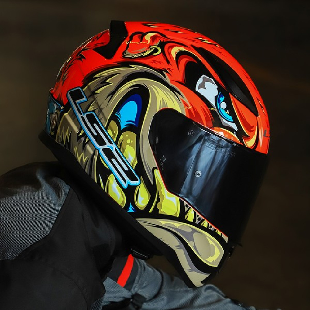 Ls2 Rapıd 2 Spox Kırmızı-Gri Kask - 2XL Motorsiklet Kaskları Fiyatı