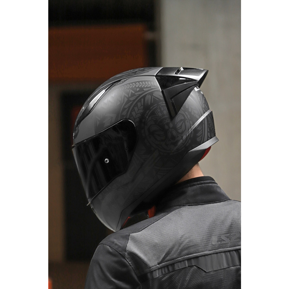 LS2 Rapıd Race Takaroa Mat Siyah Kask XL Beden Motorsiklet Kaskları Fiyatı