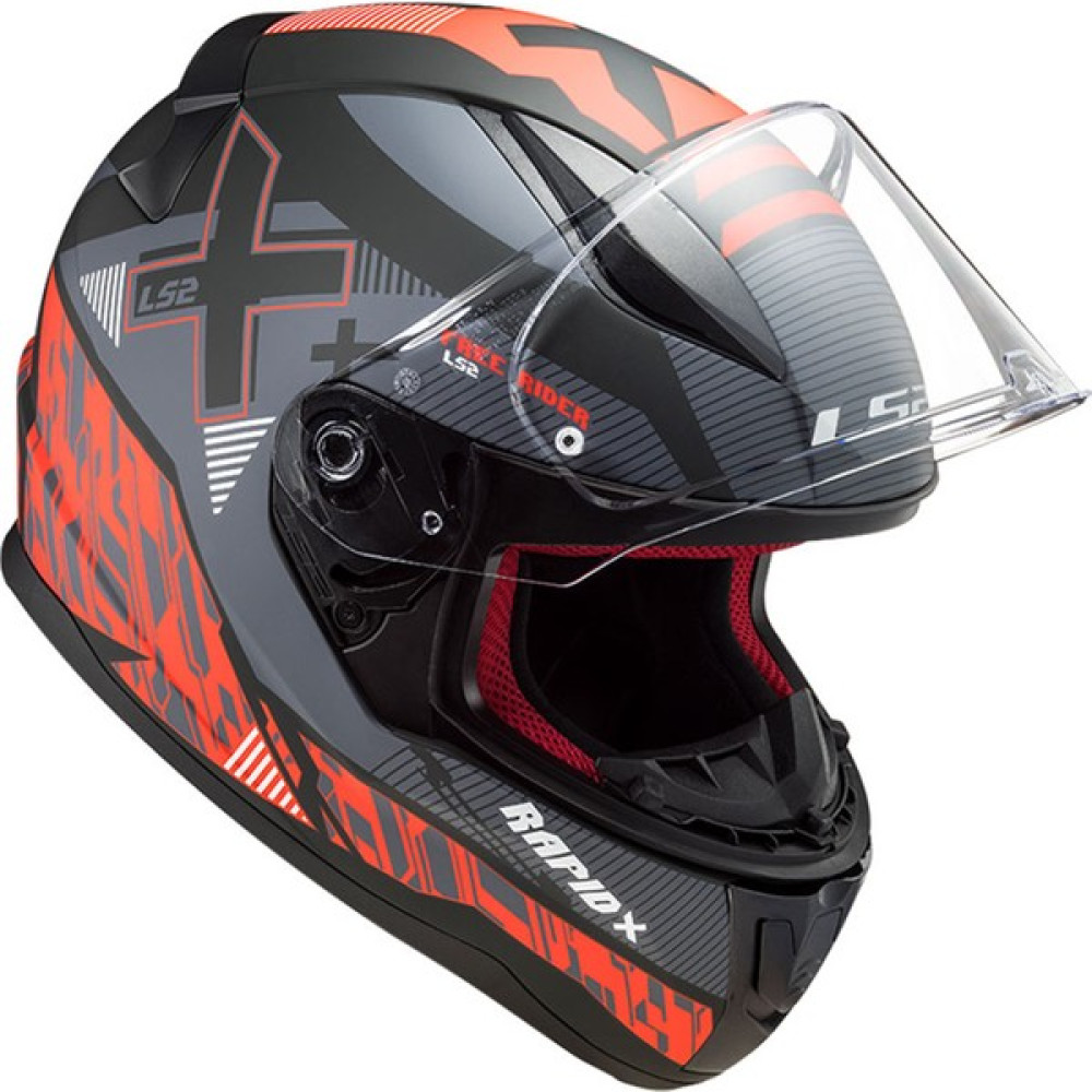 Ls2 Rapıd Xtreet Mat Siyah-Kırmızı Kask - XL Motorsiklet Kaskları Fiyatı