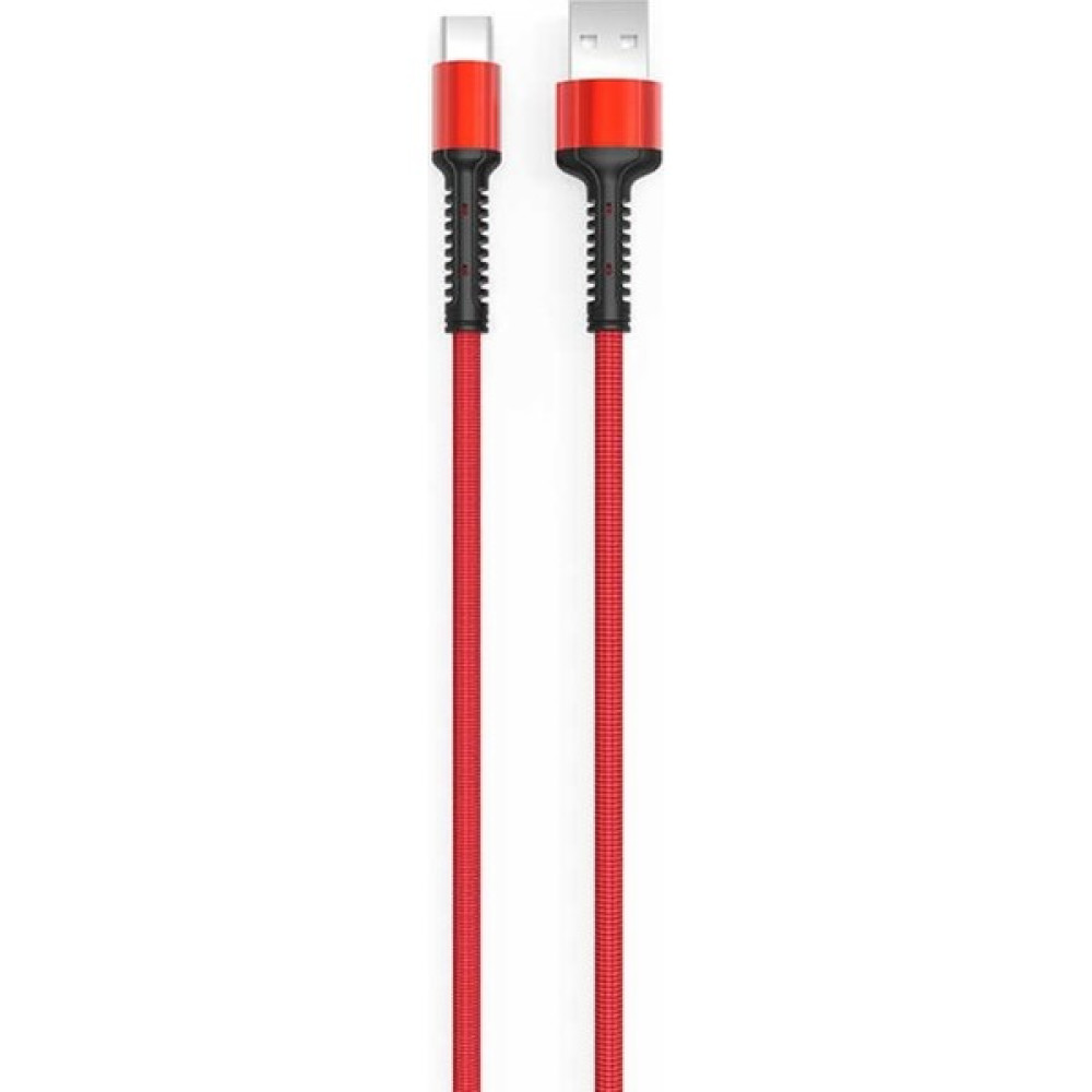 LS65 Type-C USB Hızlı Şarj ve Data 3 mt 2.4A - Kırmızı Cep Telefonu Şarj Cihazı Fiyatı