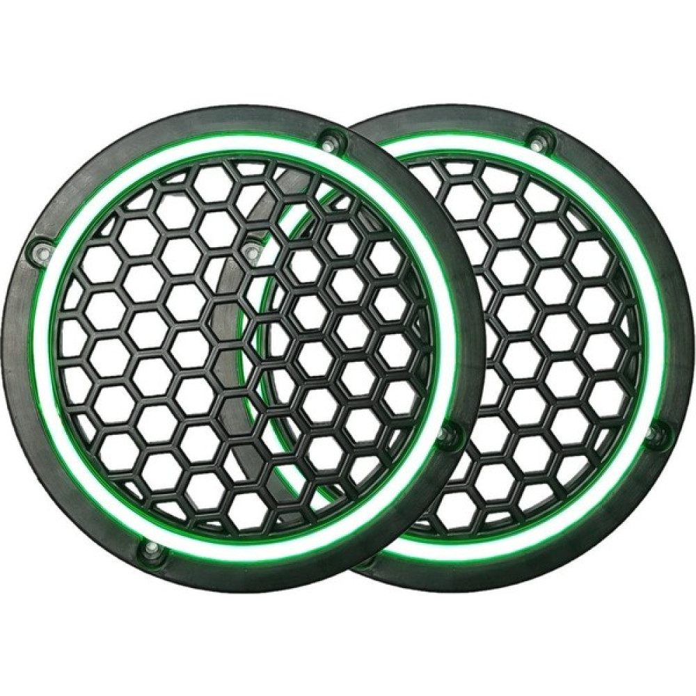 Lsound Neon Işıklı 16 cm Hoparlör ve Midrange Kapağı - 2 Adet - Yeşil Oto Hoparlörleri & SubWoofer Fiyatı
