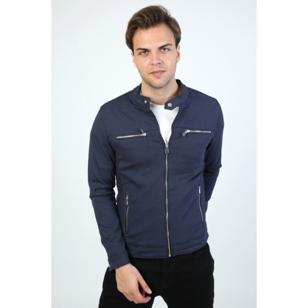 LTC Jeans Mevsimlik Fermuar Detay Astarlı Premium Erkek Laci Ceket Mont Erkek Ceket Fiyatı