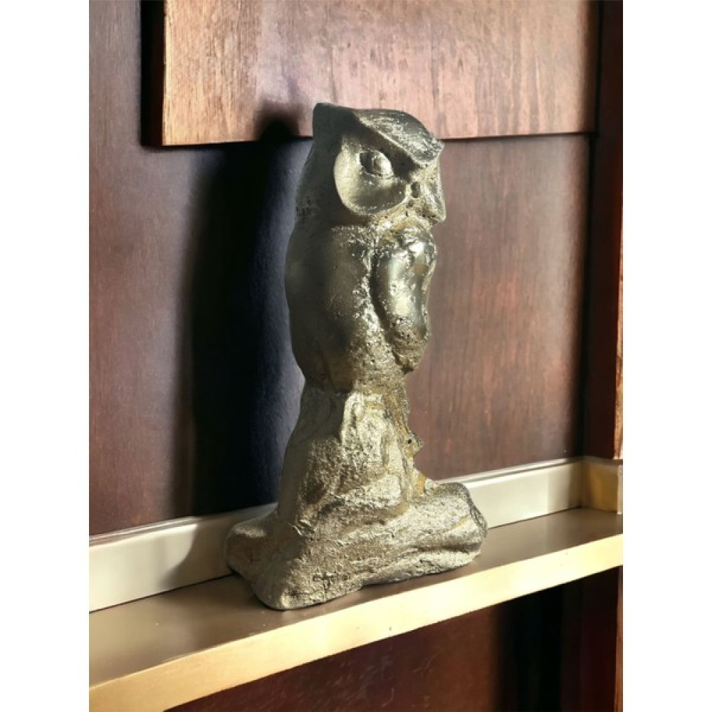 Lu Design Ludesign 25CM Gold Renk Baykuş Biblo Taş Tozu Ev Dekorasyon Biblo Biblo Fiyatı