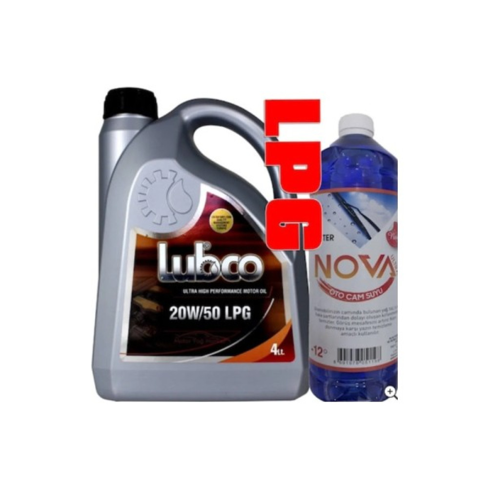 LUBCO Licoil Lpg 20W-50 4 Litre Lpg&benzinli Motor Yağı ( Üretim Yılı: 2023 )+Cam Suyu1 L Motor Yağı Fiyatı