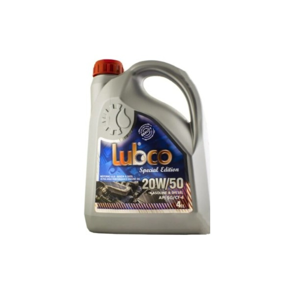 Lubco Süper Benzin Dizel 20W-50 4 Litre Motor Yağı ( Üretim Yılı: 2023 ) Motor Yağı Fiyatı
