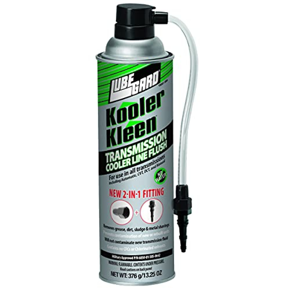 Lubegard 19001-UNV Kooler Kleen Transmission Cooler Flush with 2-in-1 Fitting, 13.25 oz.
