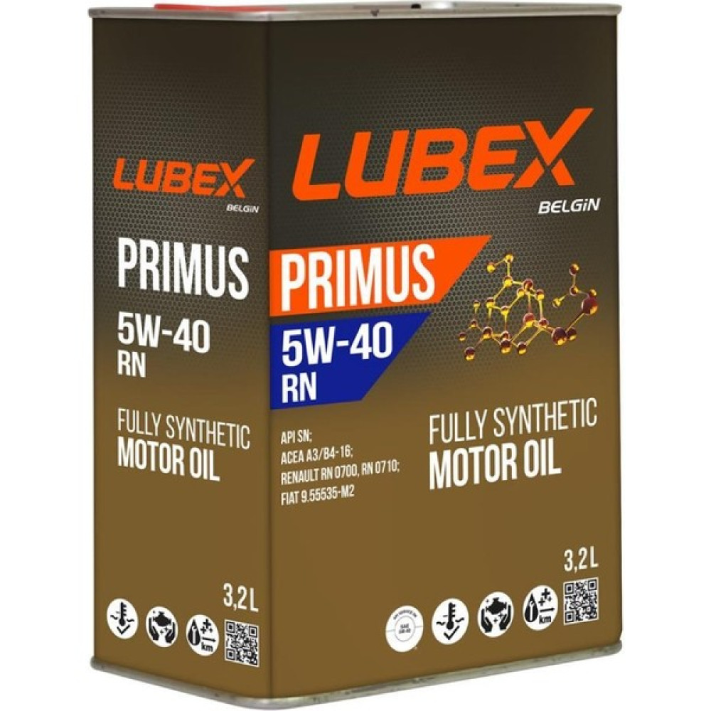 Lubex Primus 5W-40 RN 3,2 Litre Motor Yağı ( Üretim Yılı: 2022 ) Oto Boyaları Fiyatı