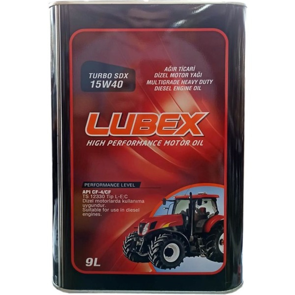 Lubex Turbo SDX 15W-40 9 Litre Motor Yağı ( Üretim Yılı: 2022 ) Motor Yağı Fiyatı