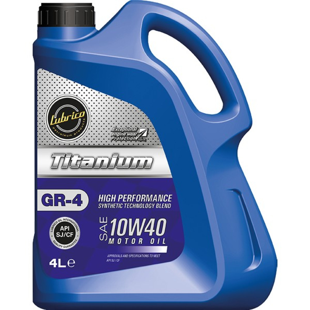 Lubrico Titanium Gr-4 (Üretim YILI:2022) (10W40) 4 Litre Motor Yağı Fiyatı
